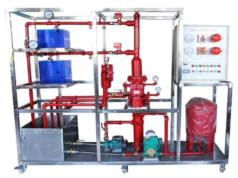 智能楼宇实验装置  /  自动喷淋灭火系统实训装置--上海振霖教学设备有限公司